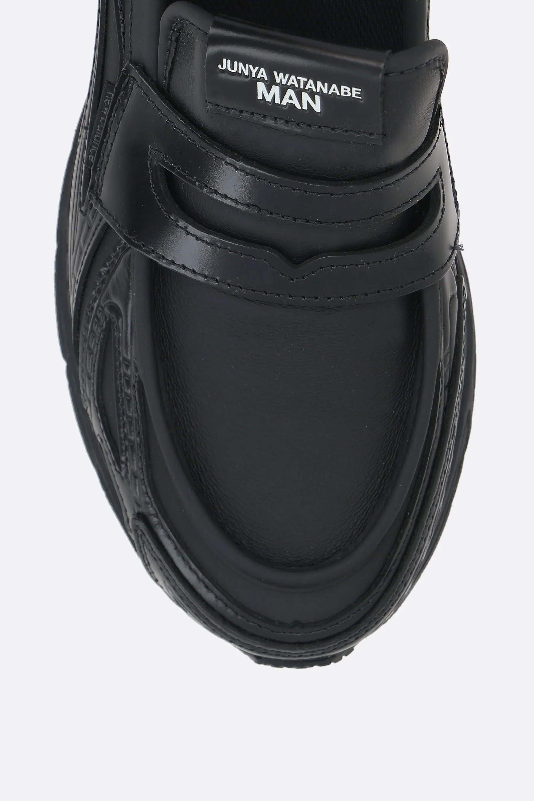 1906L loafer-sneaker in smooth leather and rubber