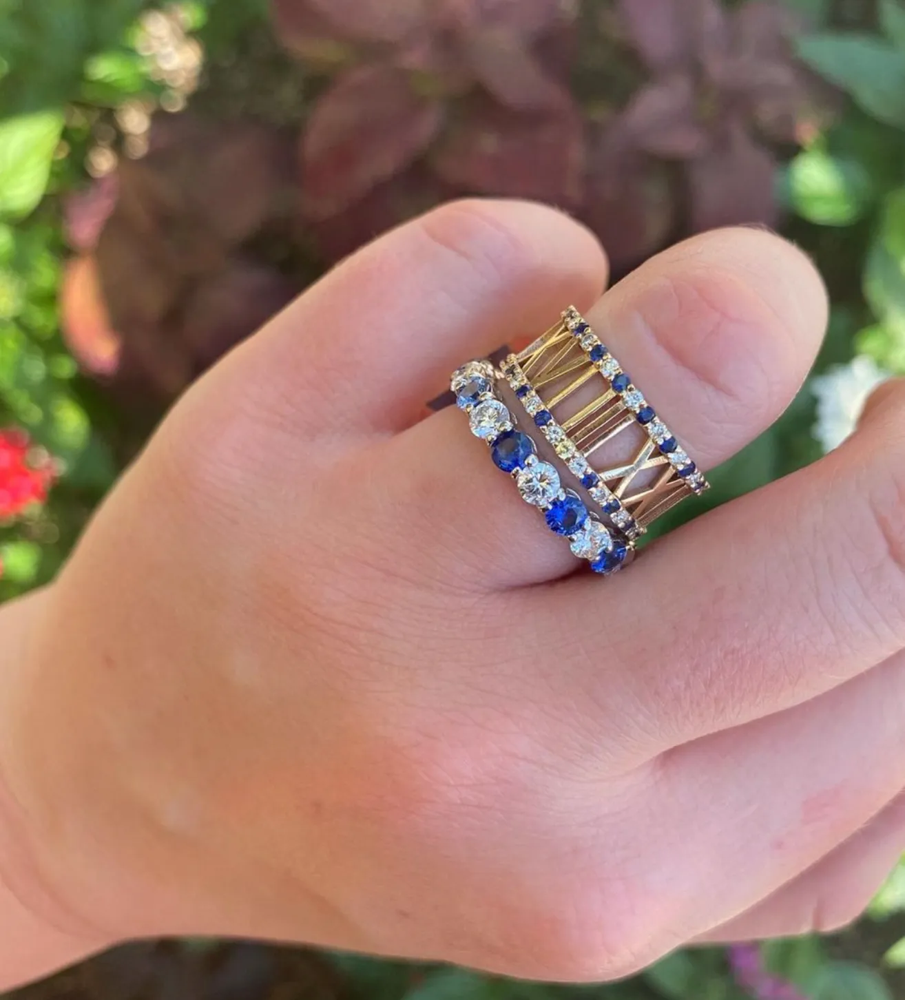 1ct Roman Numeral Band
