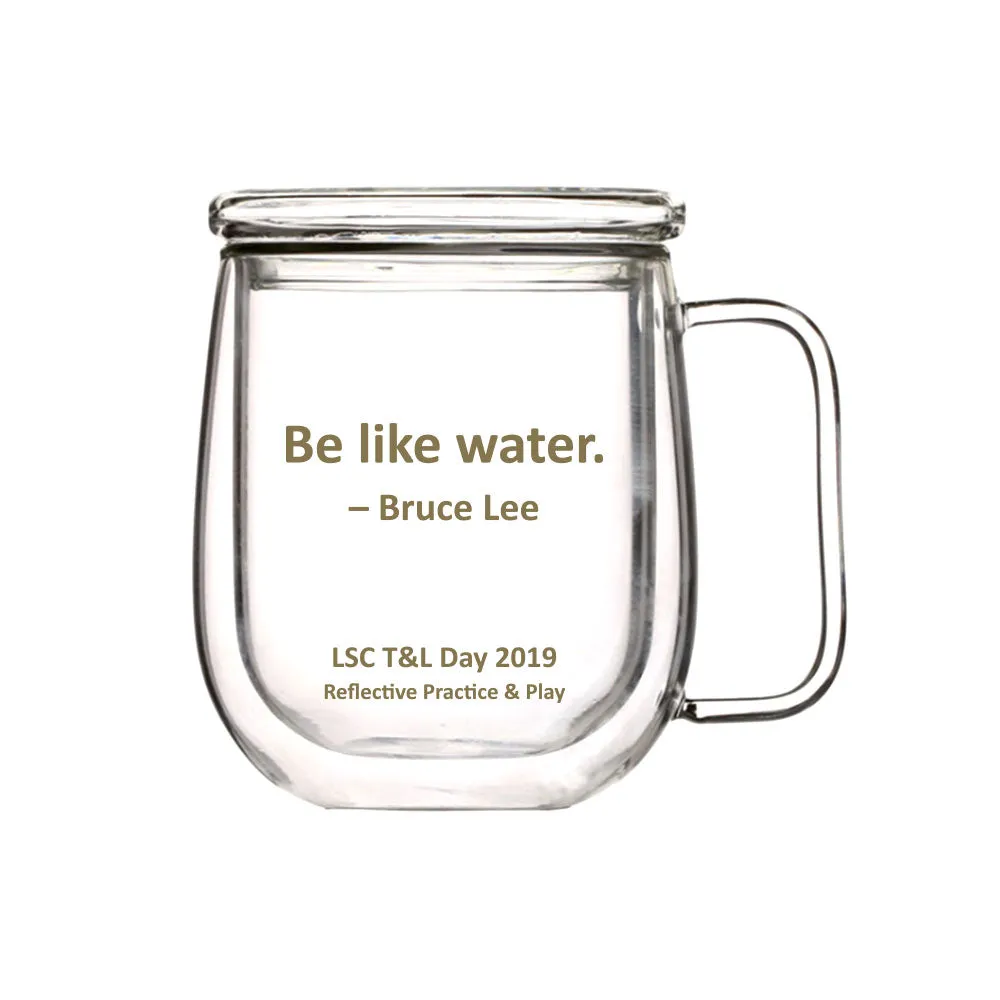 300ml Double Wall Glass Mug