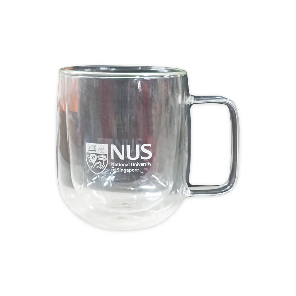 300ml Double Wall Glass Mug
