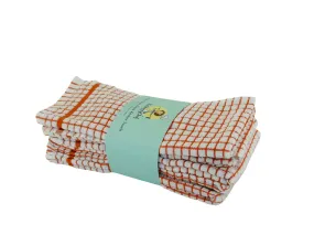 568-8246, 6 PC Red Classic Check Kitchen Towel Set