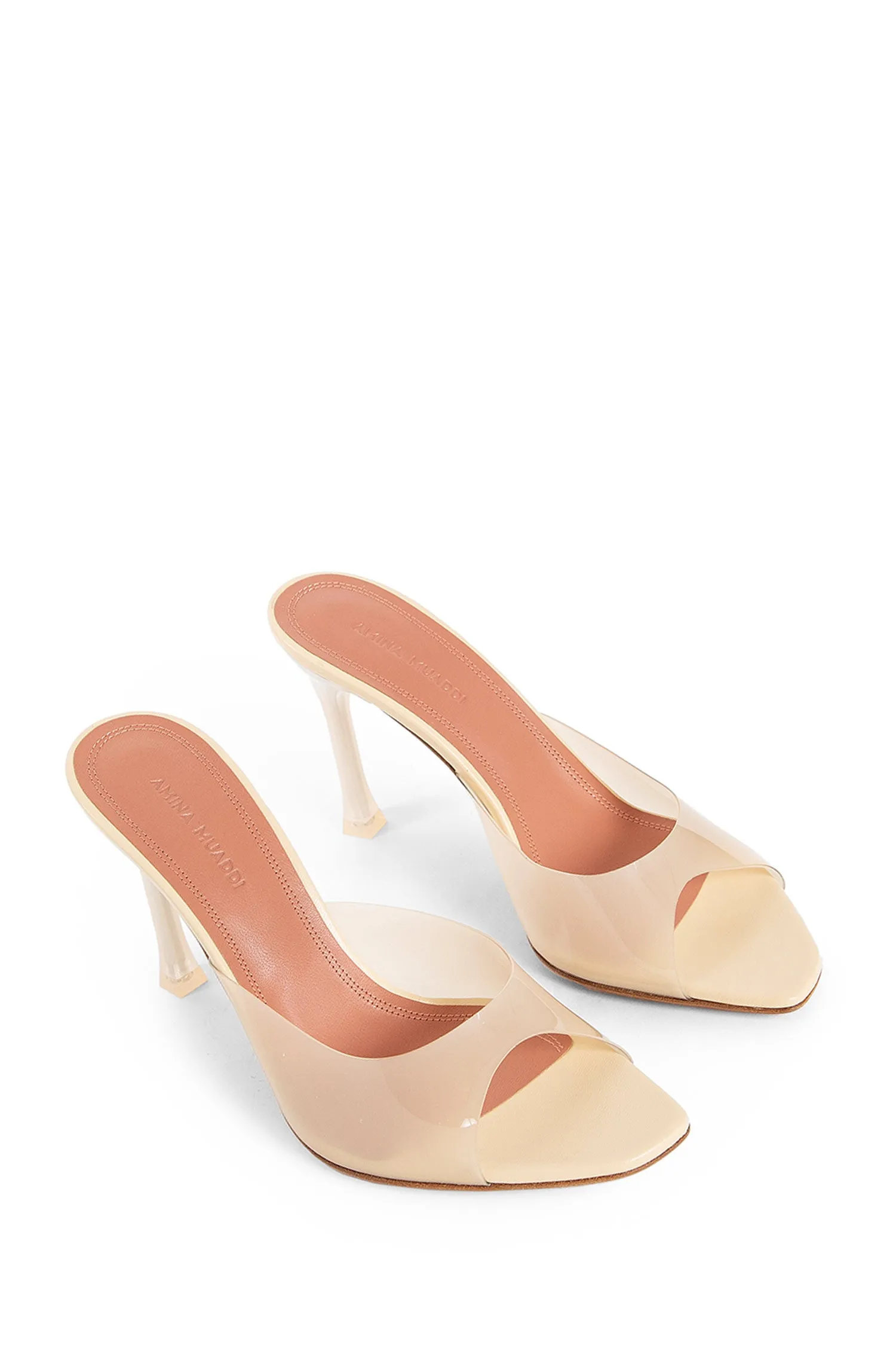 AMINA MUADDI WOMAN COLORLESS MULES