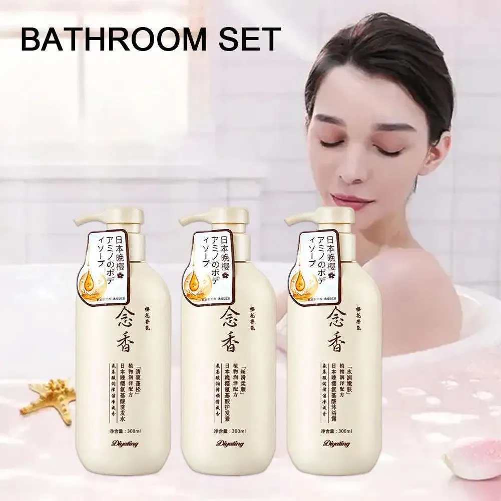 Amino Acid Fragrant Japanese Shampoo 300ML Japanese Wash, Shampoo Shampoo Care Body & Evening Japan And Conditioner Hair Z3S1
