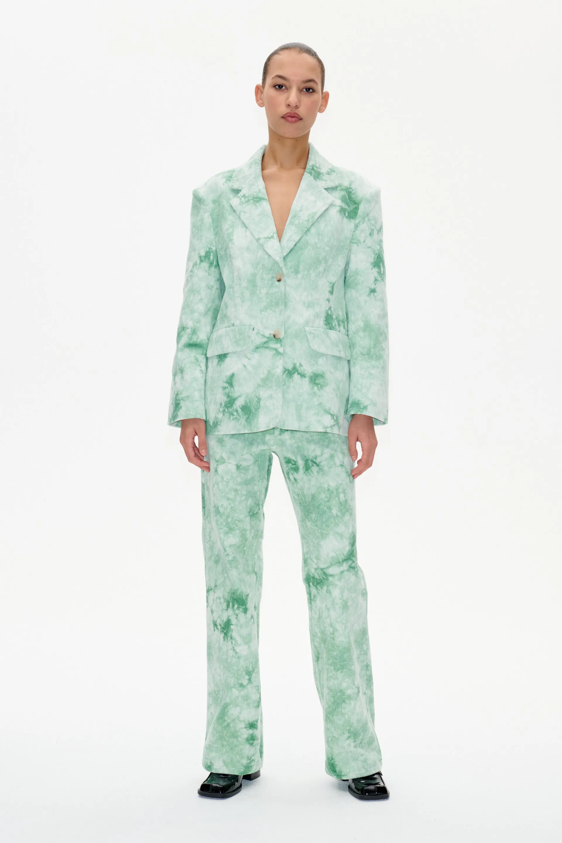BENICIA | Green Ice Velvet