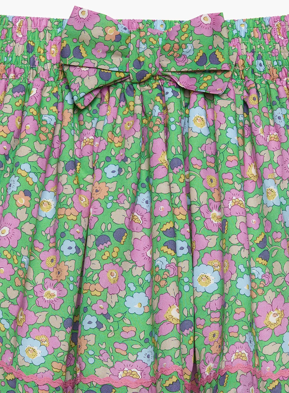 Bow Skirt in Green Betsy