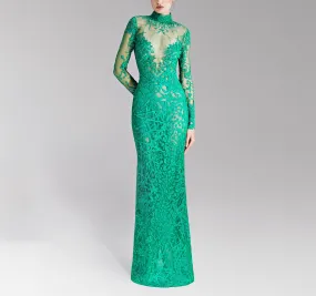Bright Green Tulle Dress
