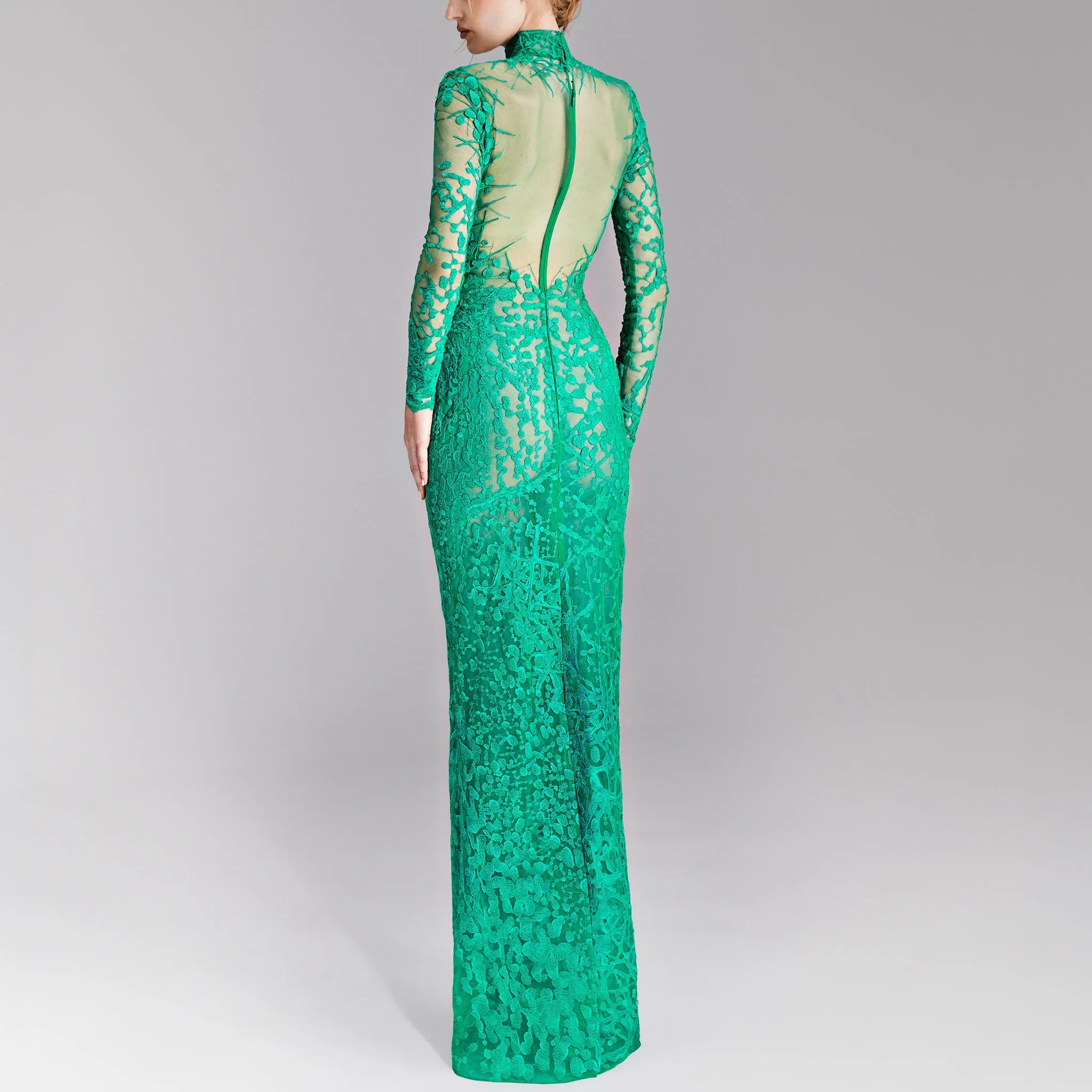 Bright Green Tulle Dress