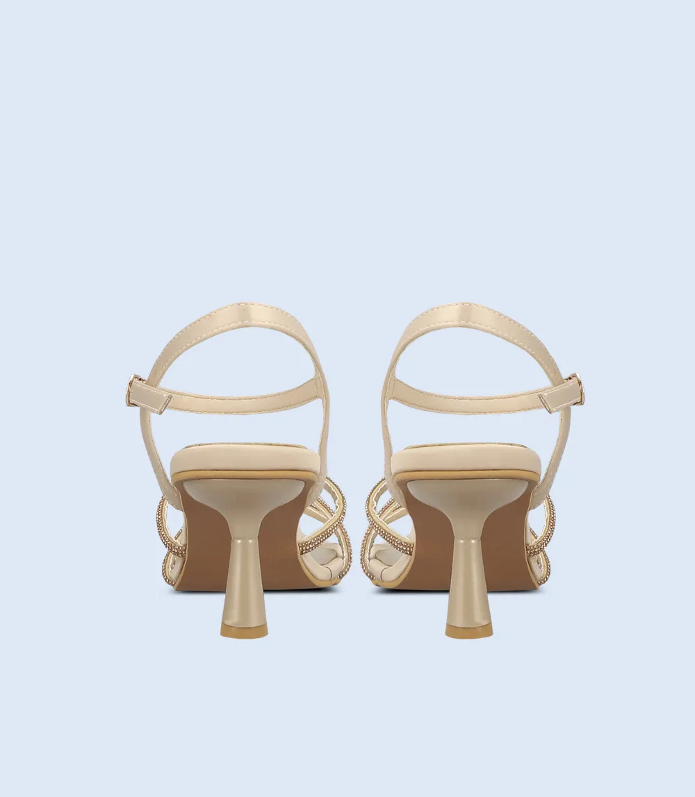 BW10071-GOLDEN-Women Sandal Heel