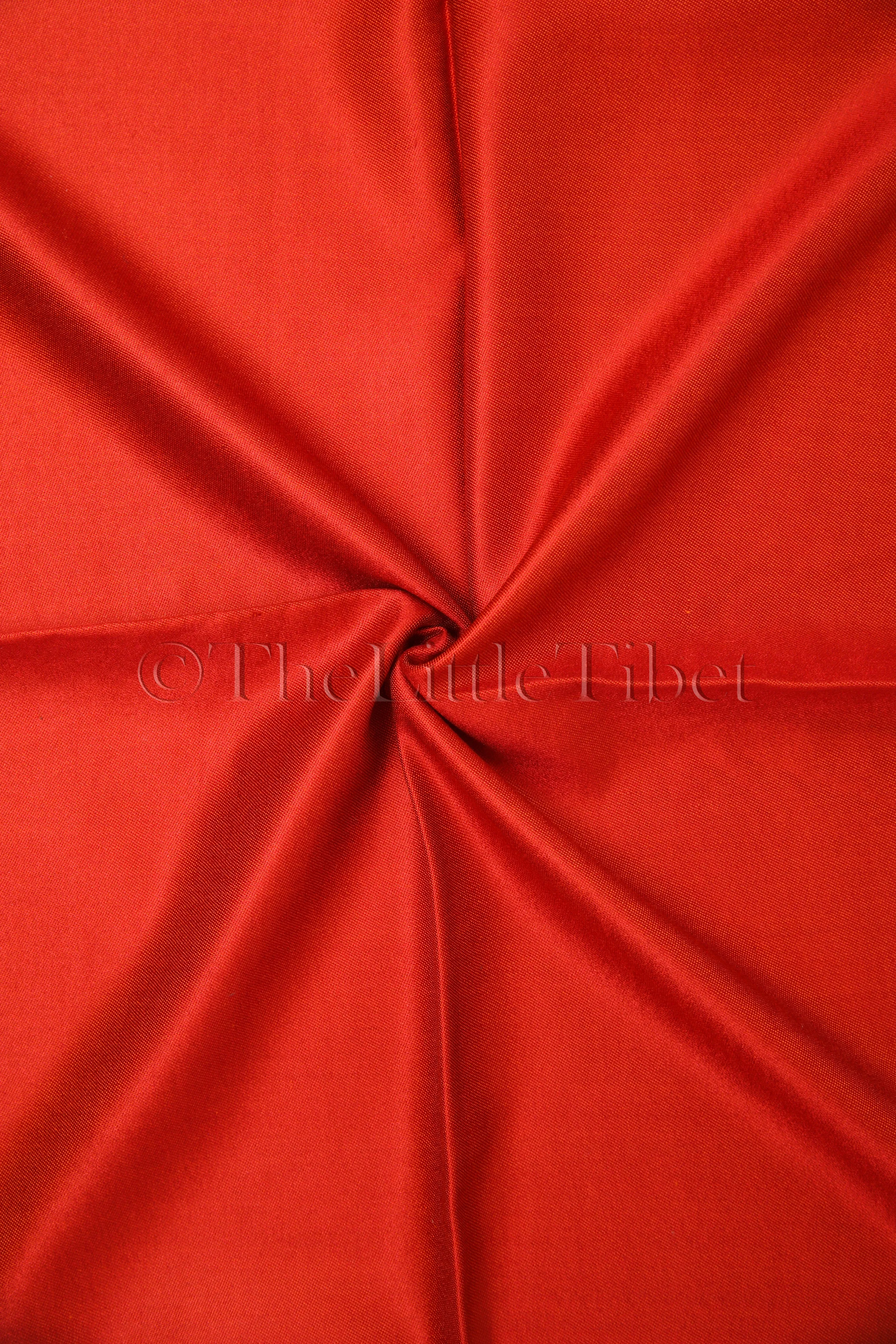 Cathy Orange Silk Scarf - TTM280