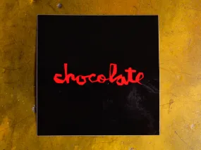 Chocolate Square Logo Large Sticker - Multi