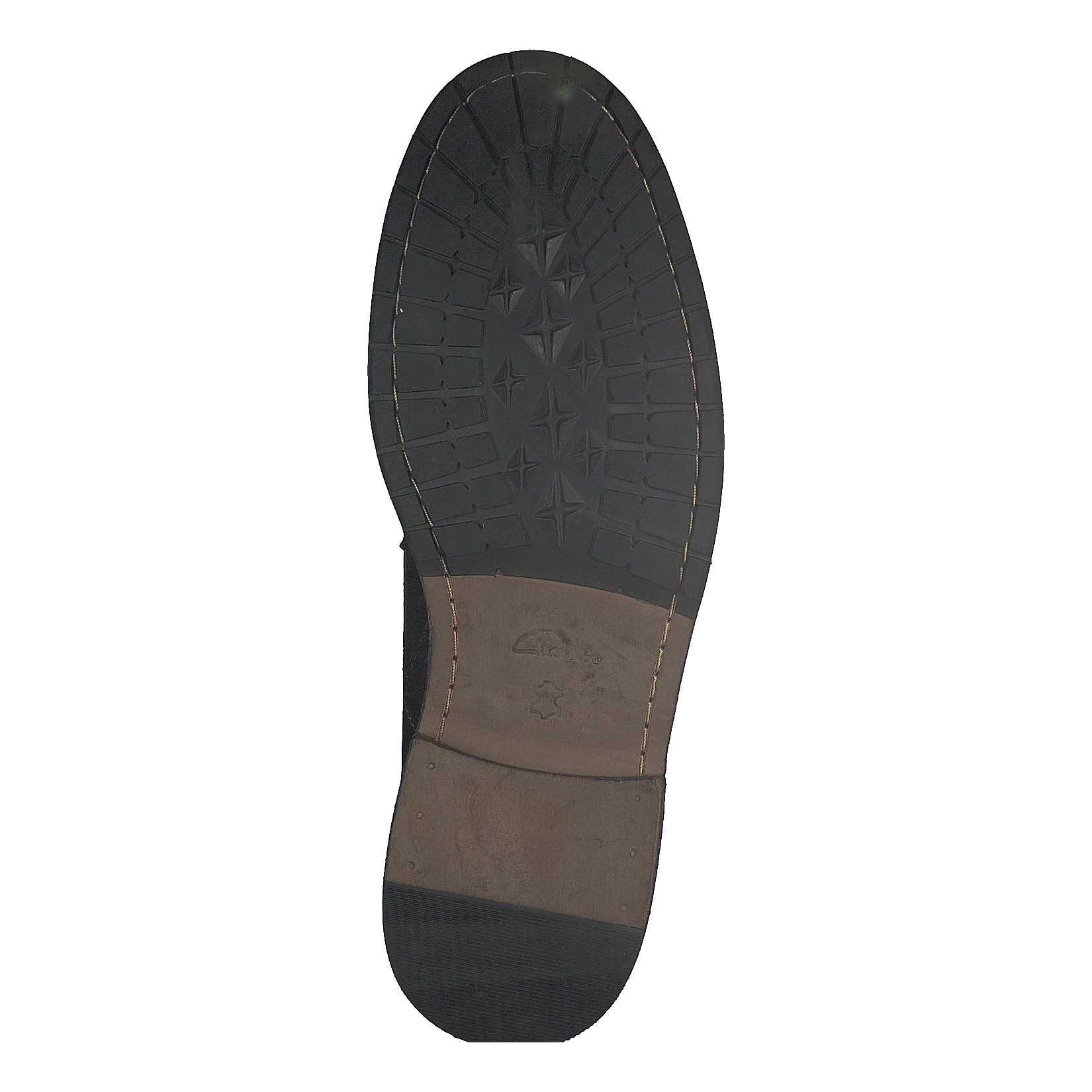 Clarkdale Bud Black Leather