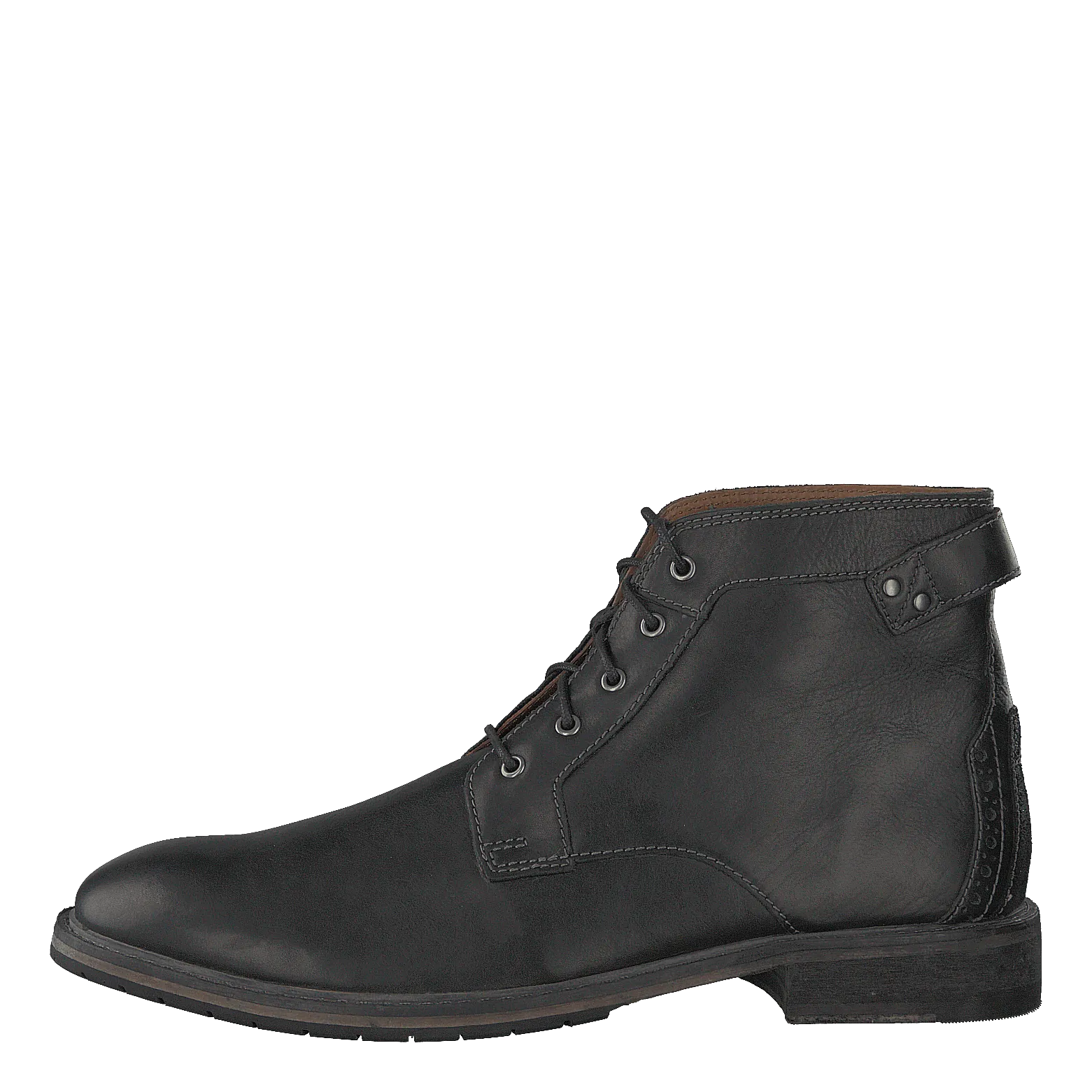 Clarkdale Bud Black Leather