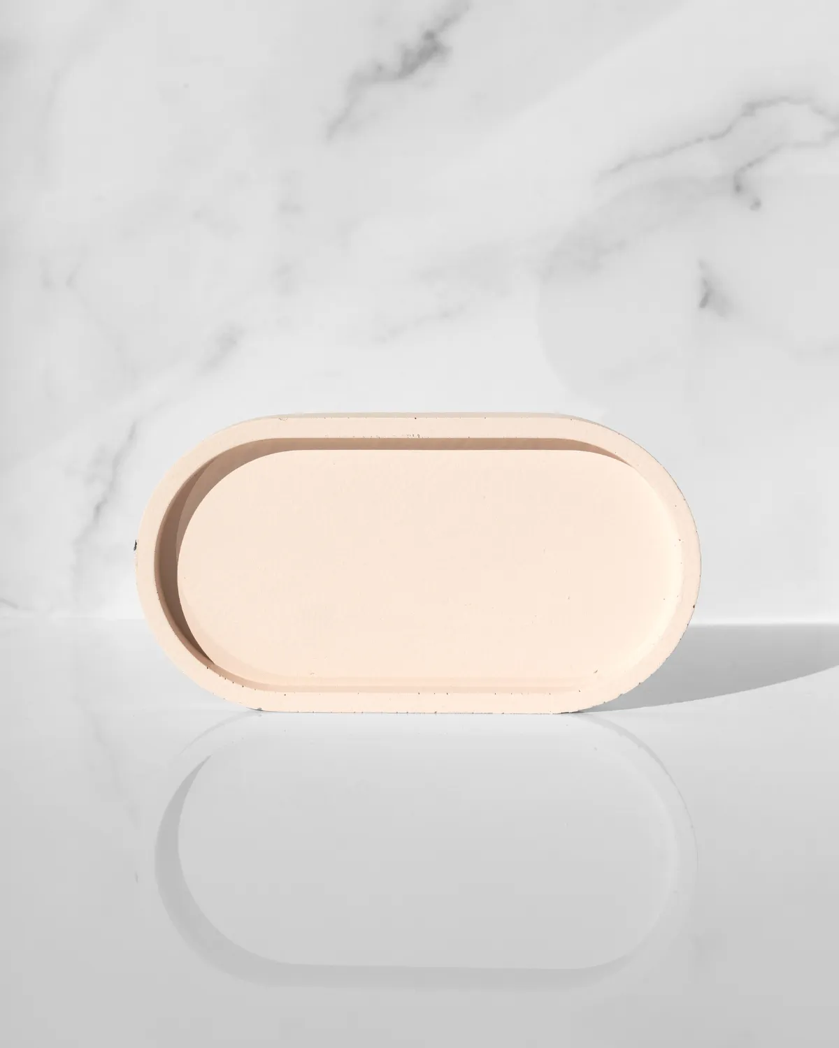 Concrete Oval Tray