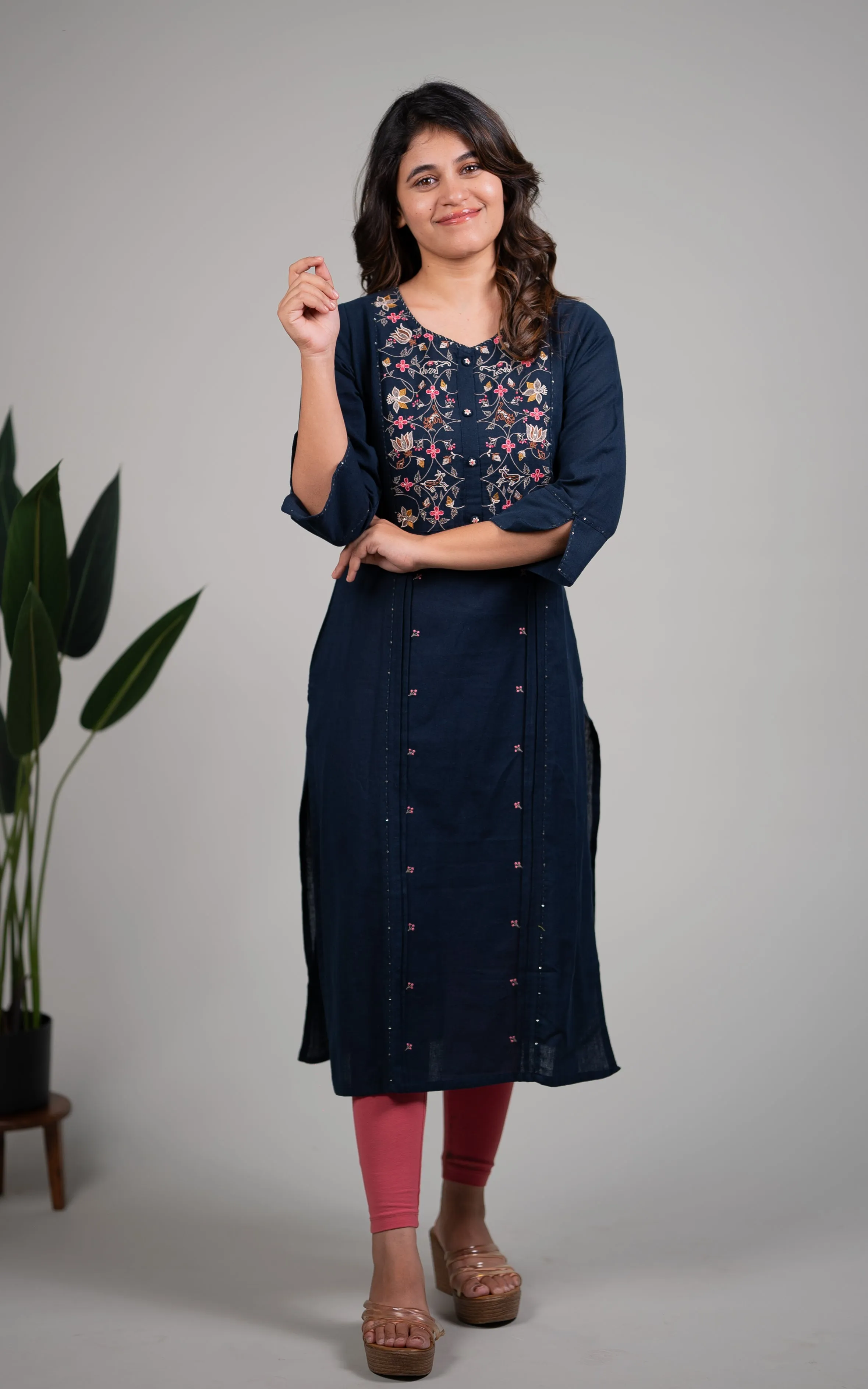 Dharuvika Navy Blue