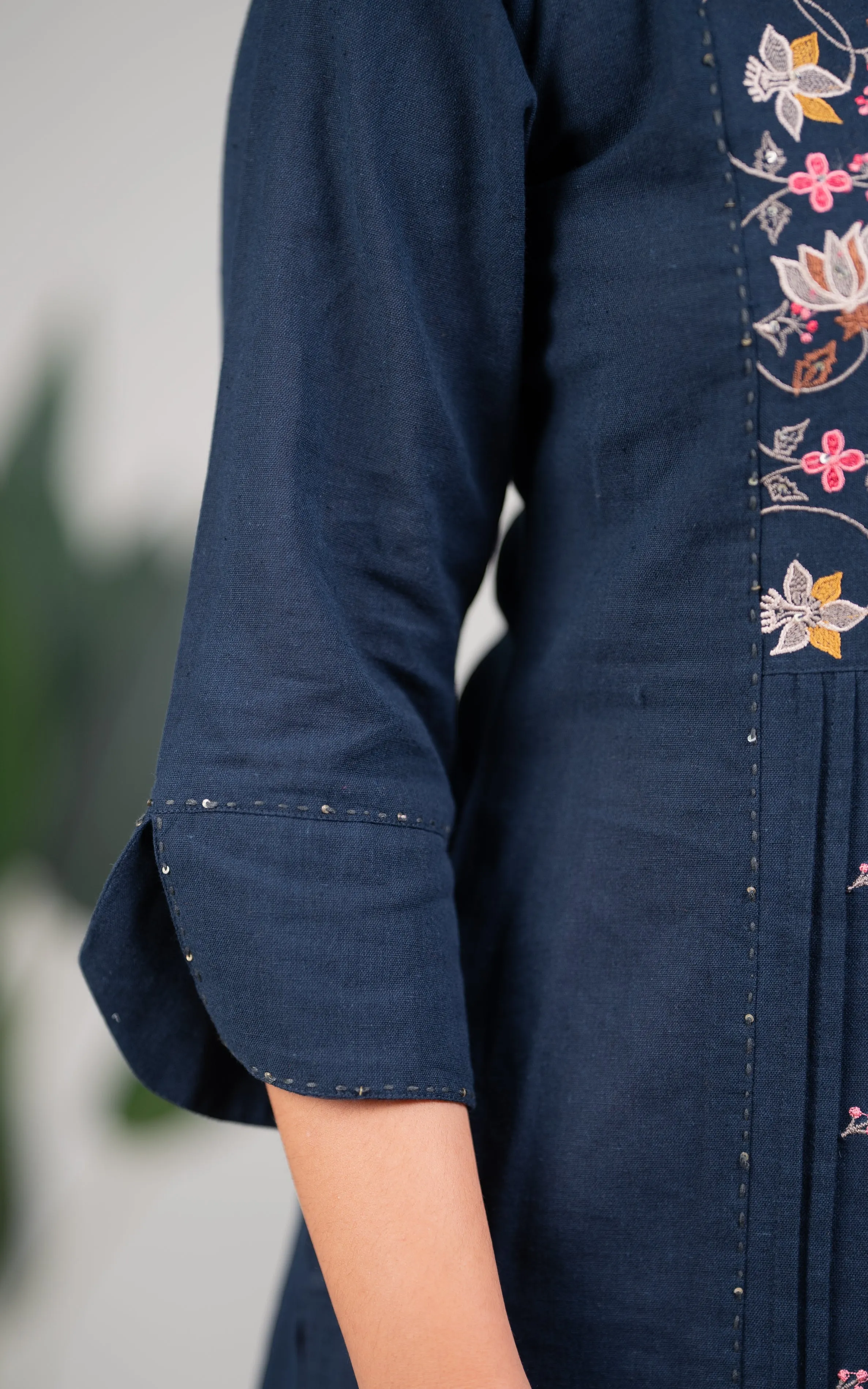 Dharuvika Navy Blue