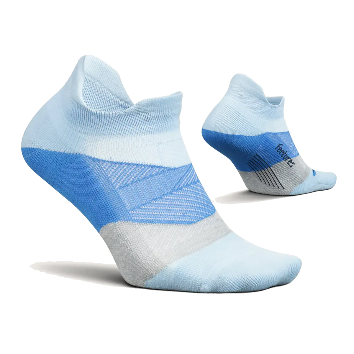 Feetures Elite Light Cushion No Show Tab - Big Sky Blue