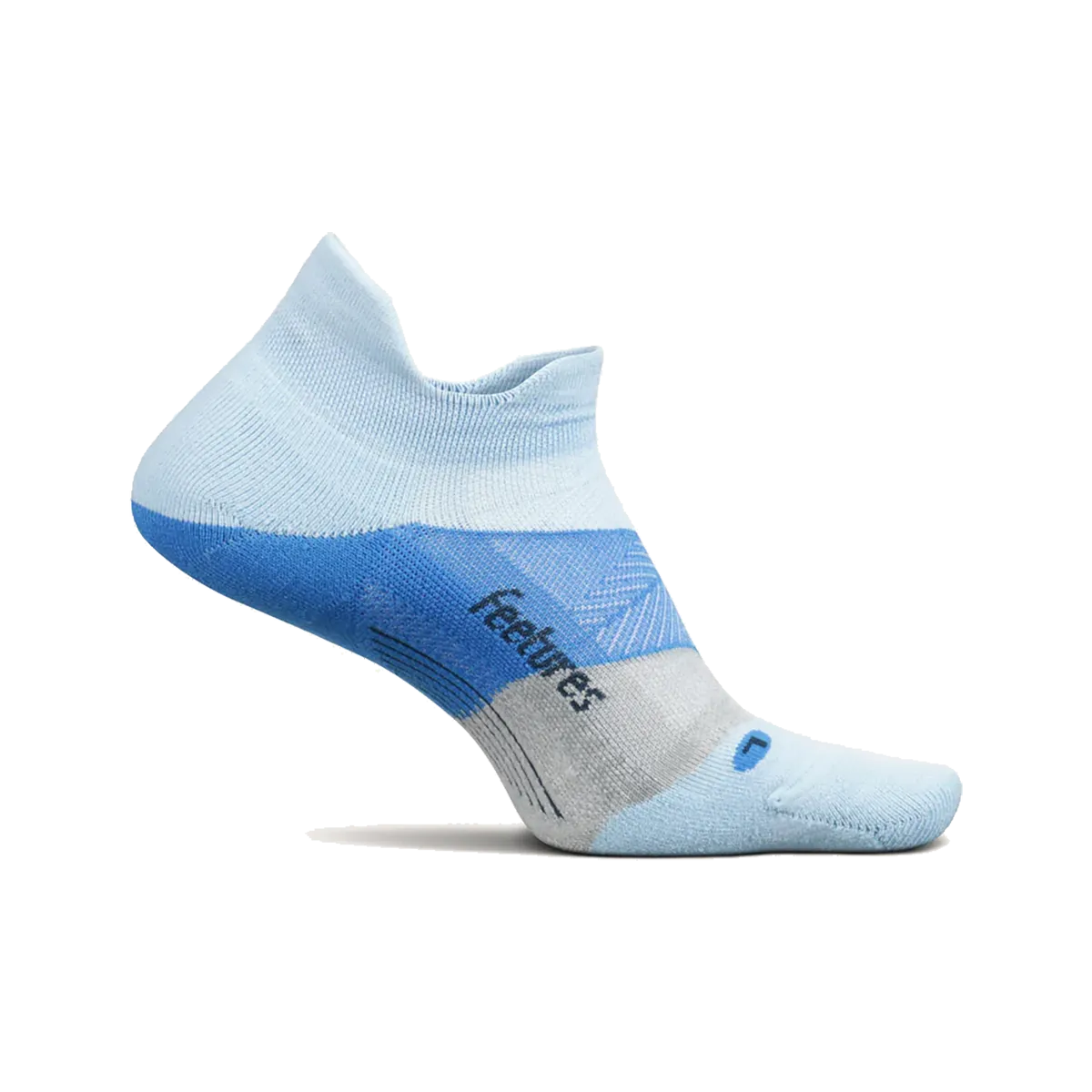Feetures Elite Light Cushion No Show Tab - Big Sky Blue