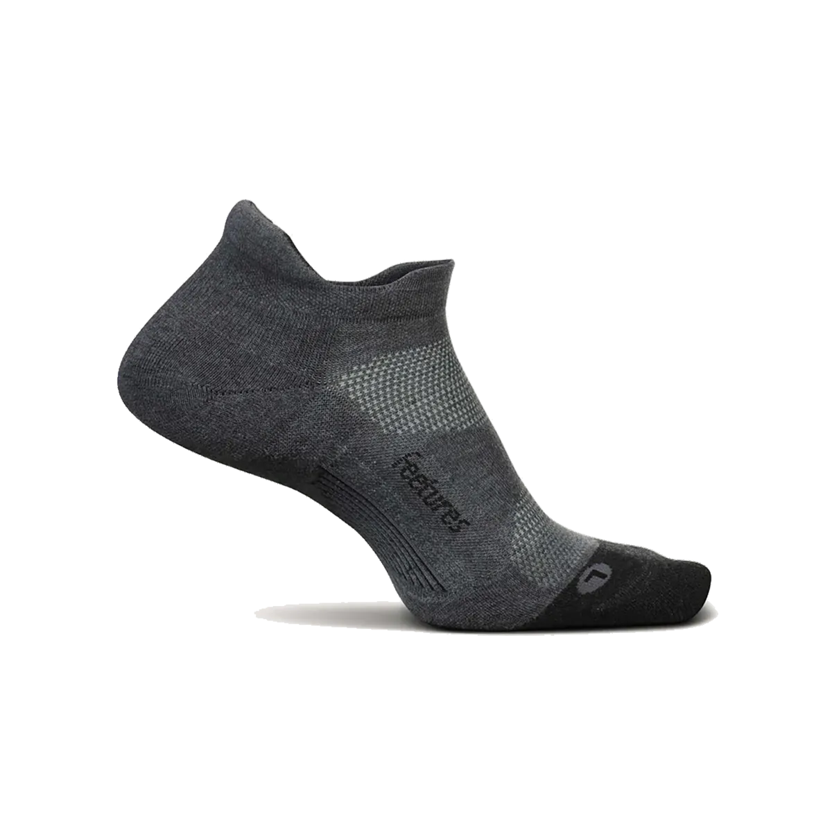 Feetures Elite Max Cushion No Show Tab - Grey