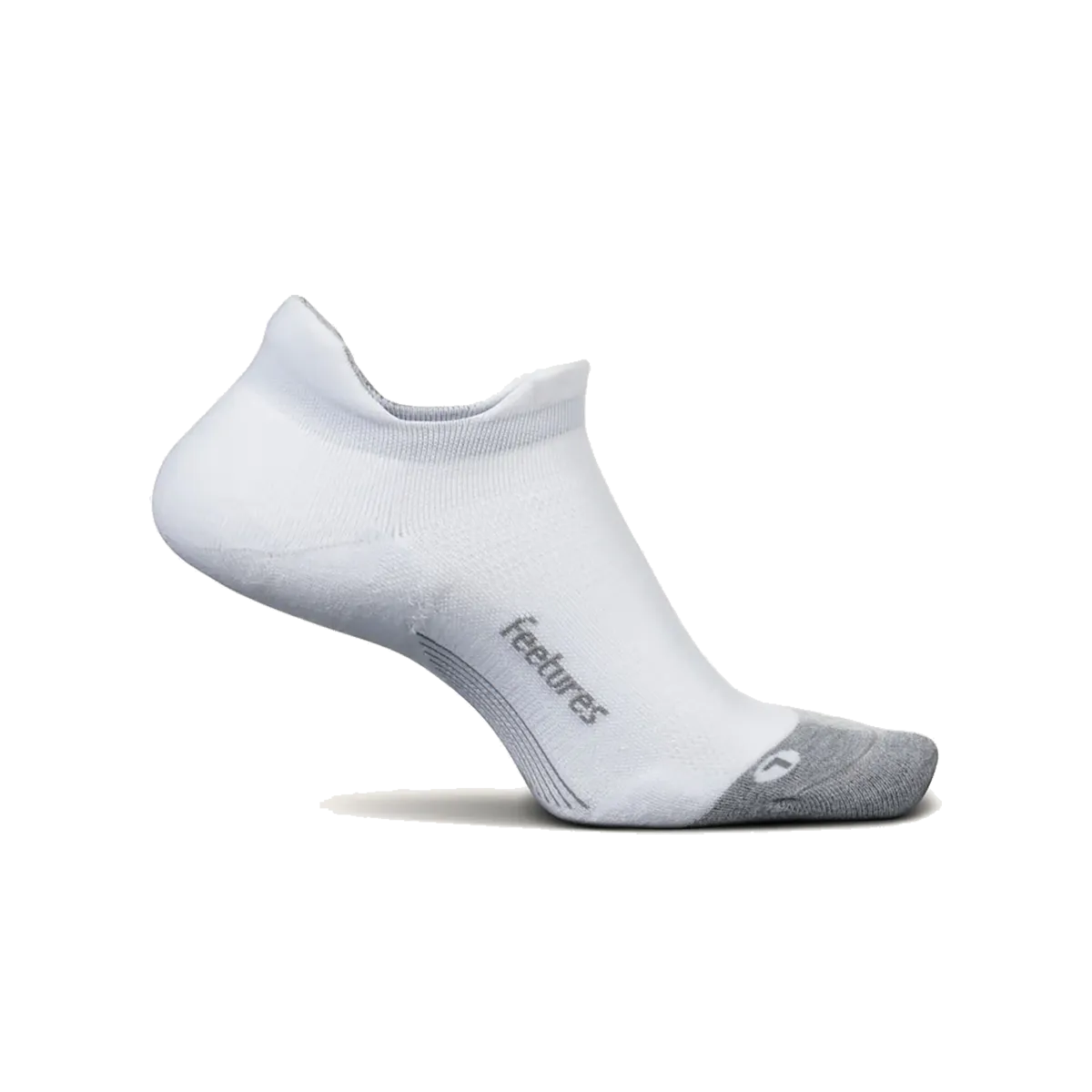 Feetures Elite Max Cushion No Show Tab - White
