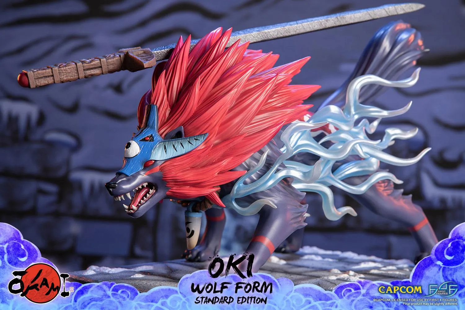 First 4 Figures Okami Oki (Wolf Form) Statue
