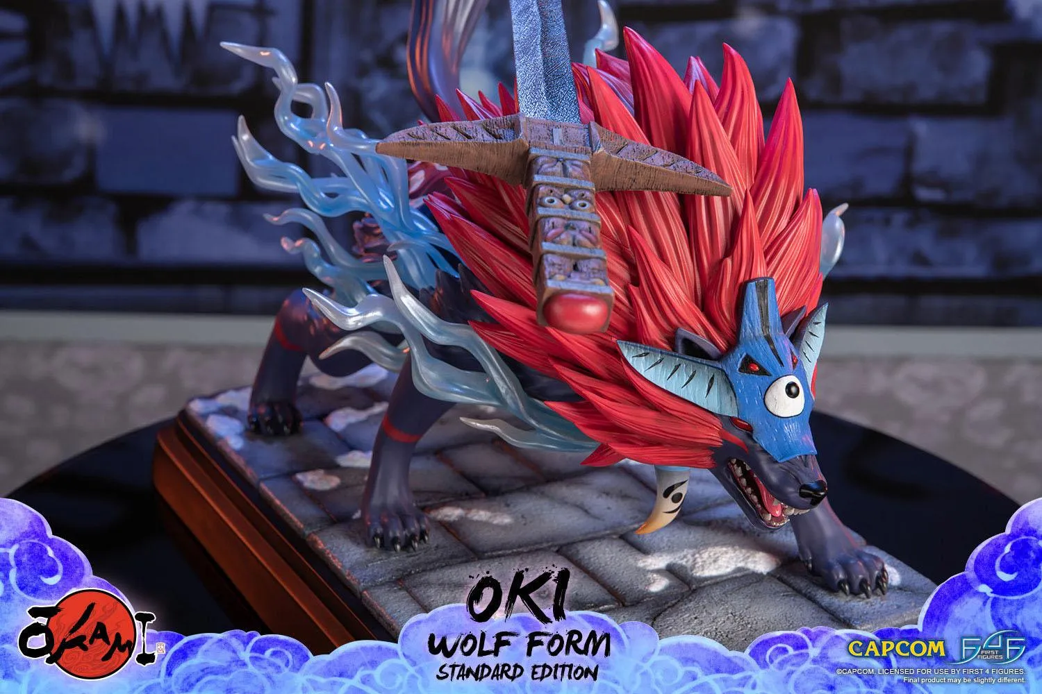 First 4 Figures Okami Oki (Wolf Form) Statue