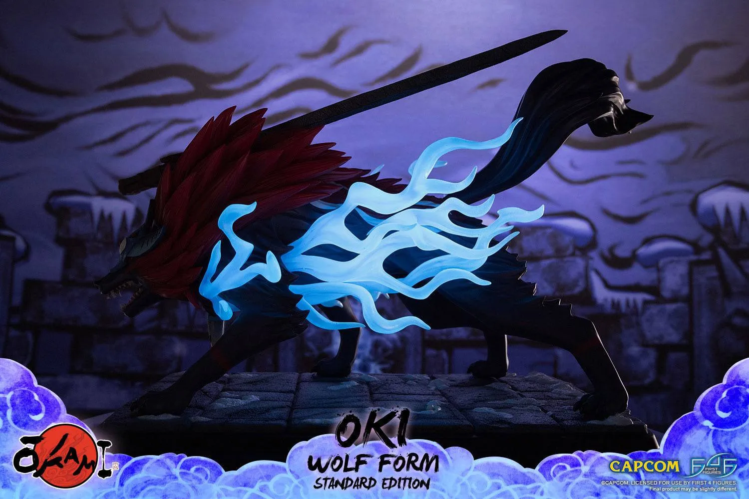 First 4 Figures Okami Oki (Wolf Form) Statue