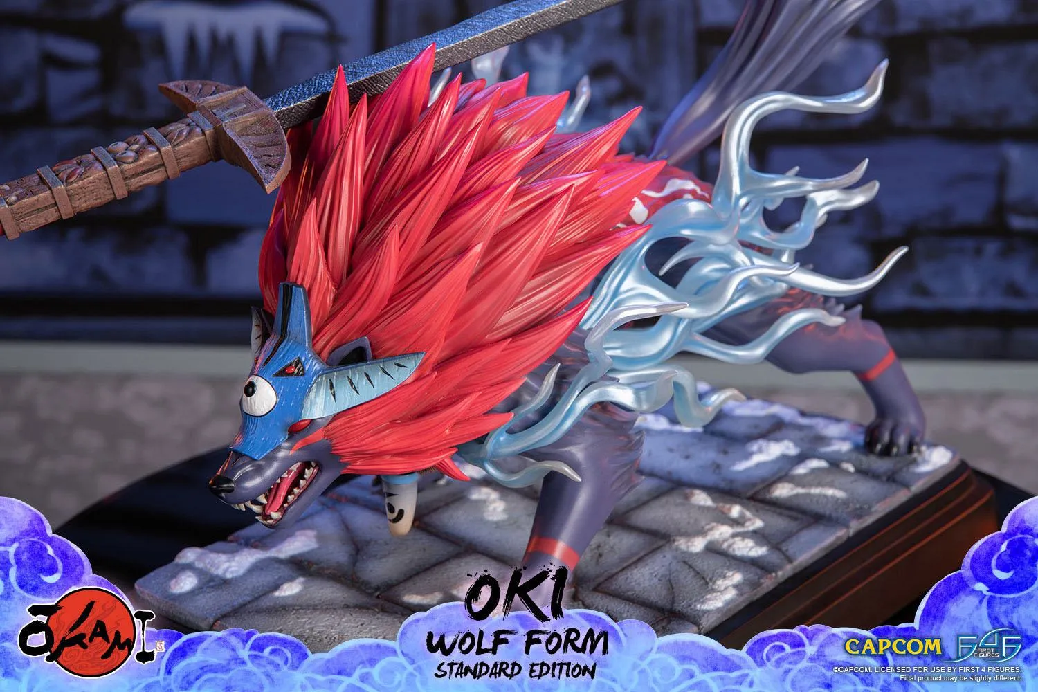 First 4 Figures Okami Oki (Wolf Form) Statue