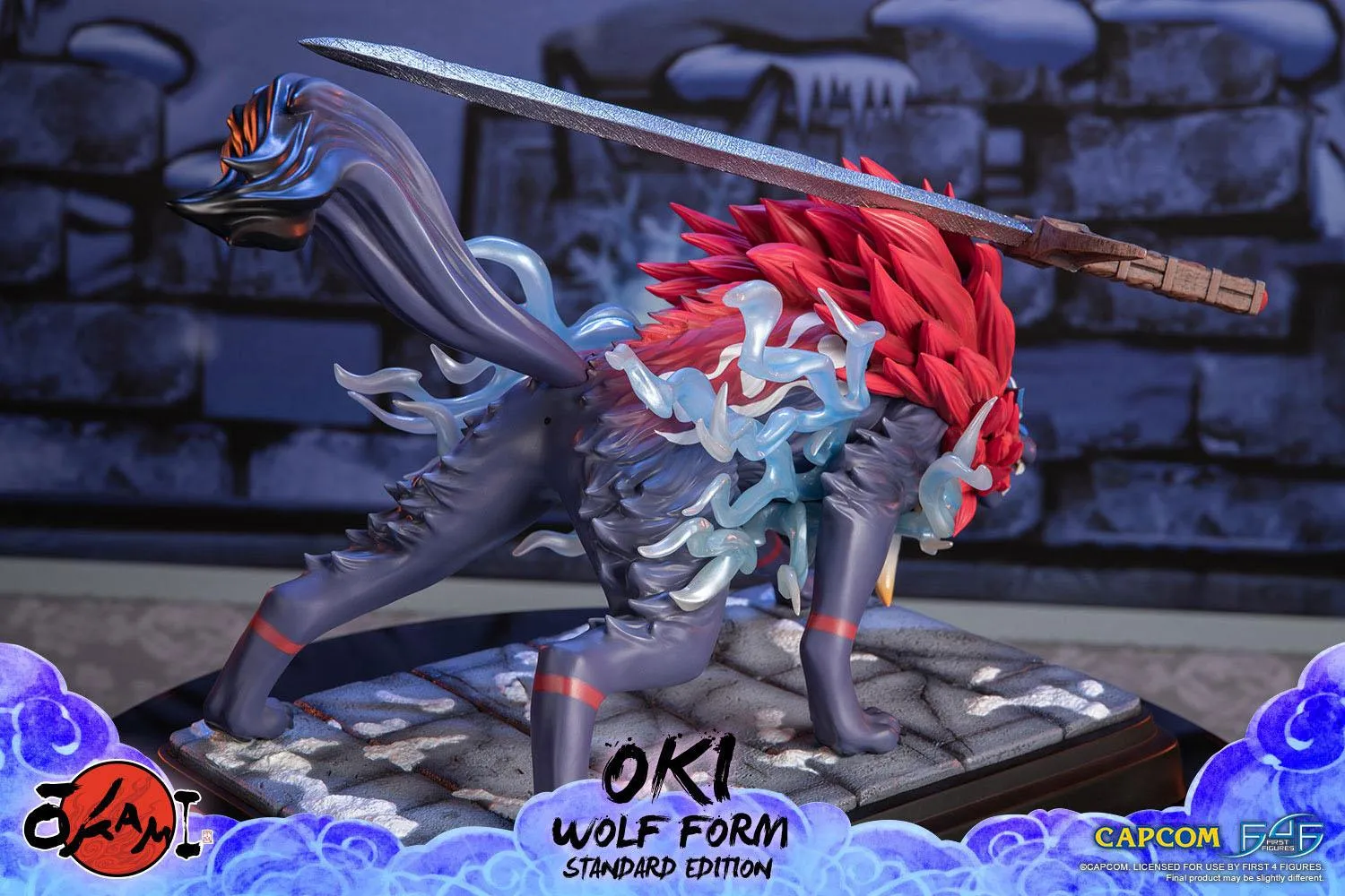First 4 Figures Okami Oki (Wolf Form) Statue