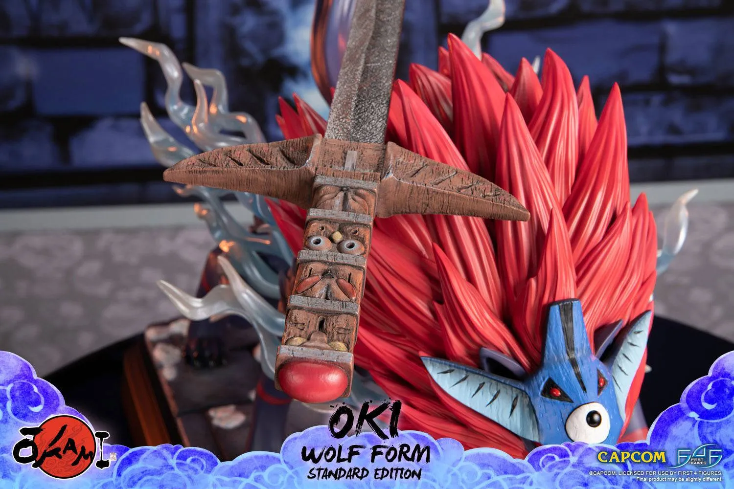 First 4 Figures Okami Oki (Wolf Form) Statue