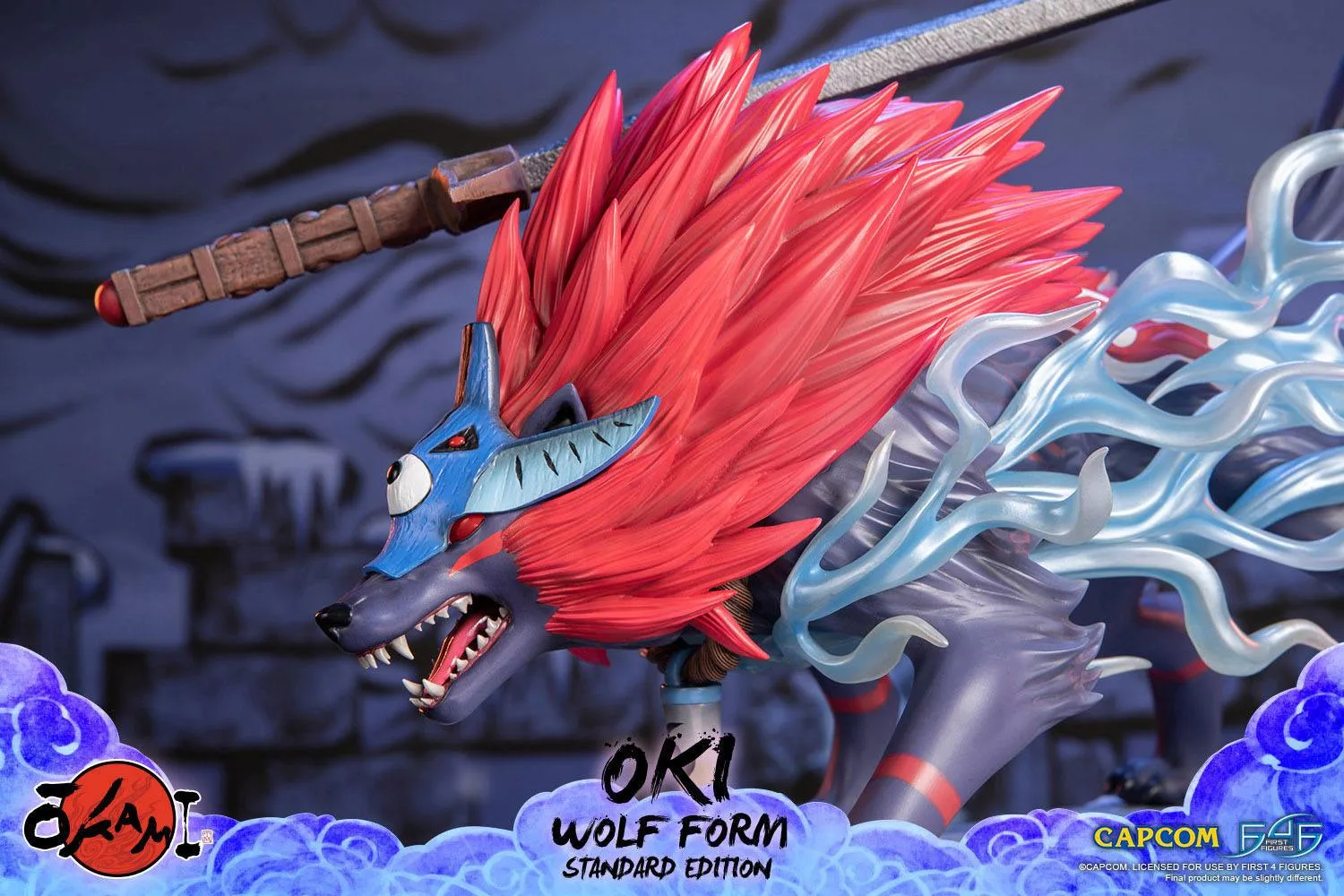 First 4 Figures Okami Oki (Wolf Form) Statue