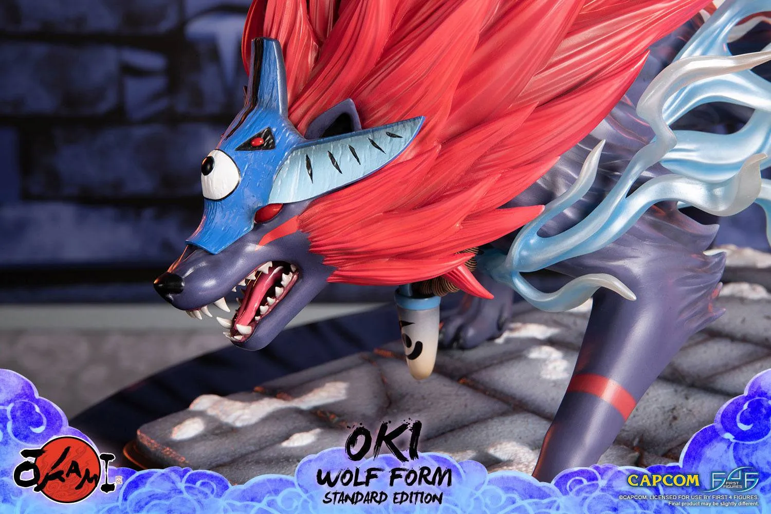 First 4 Figures Okami Oki (Wolf Form) Statue