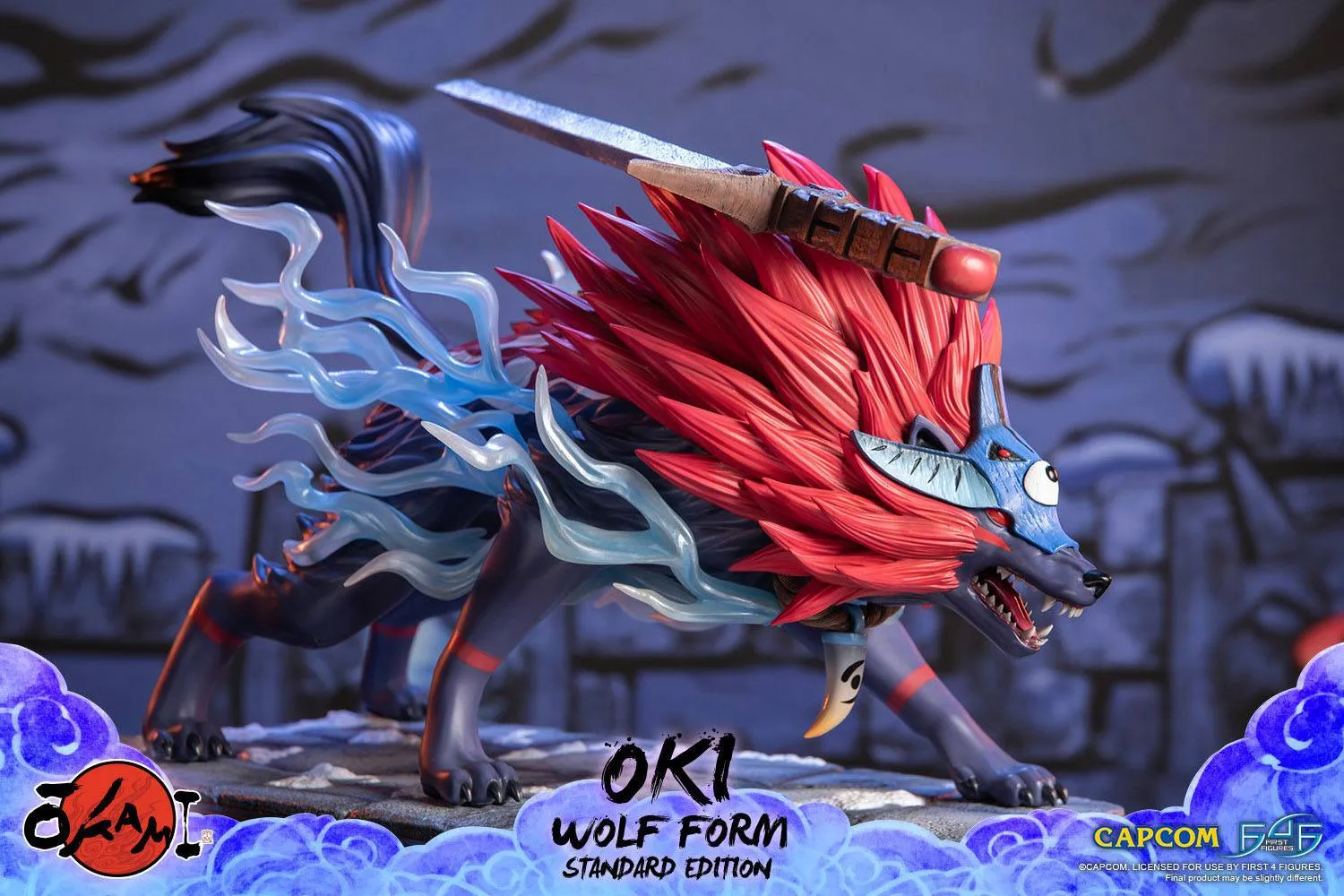 First 4 Figures Okami Oki (Wolf Form) Statue