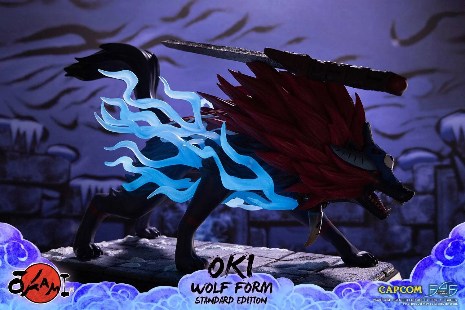 First 4 Figures Okami Oki (Wolf Form) Statue