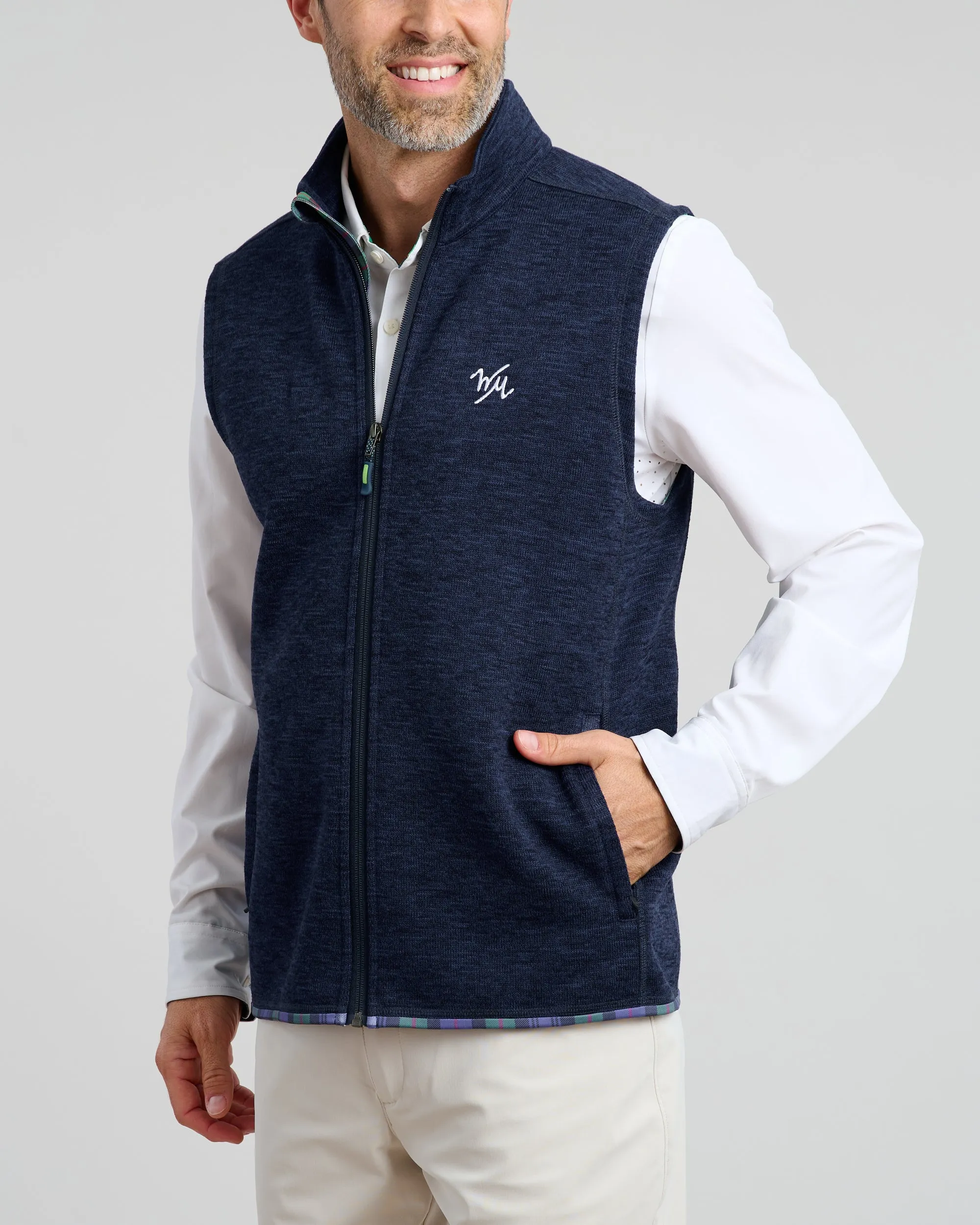 Flop Shot Men's Full Zip Vest