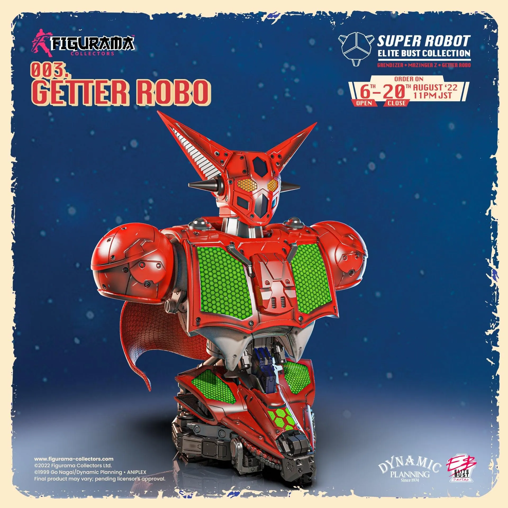 Getter Robo Bust- Anime Figure