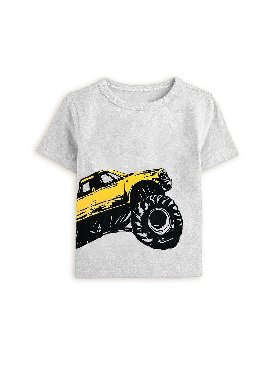 Haider Grey Printed Crew Neck