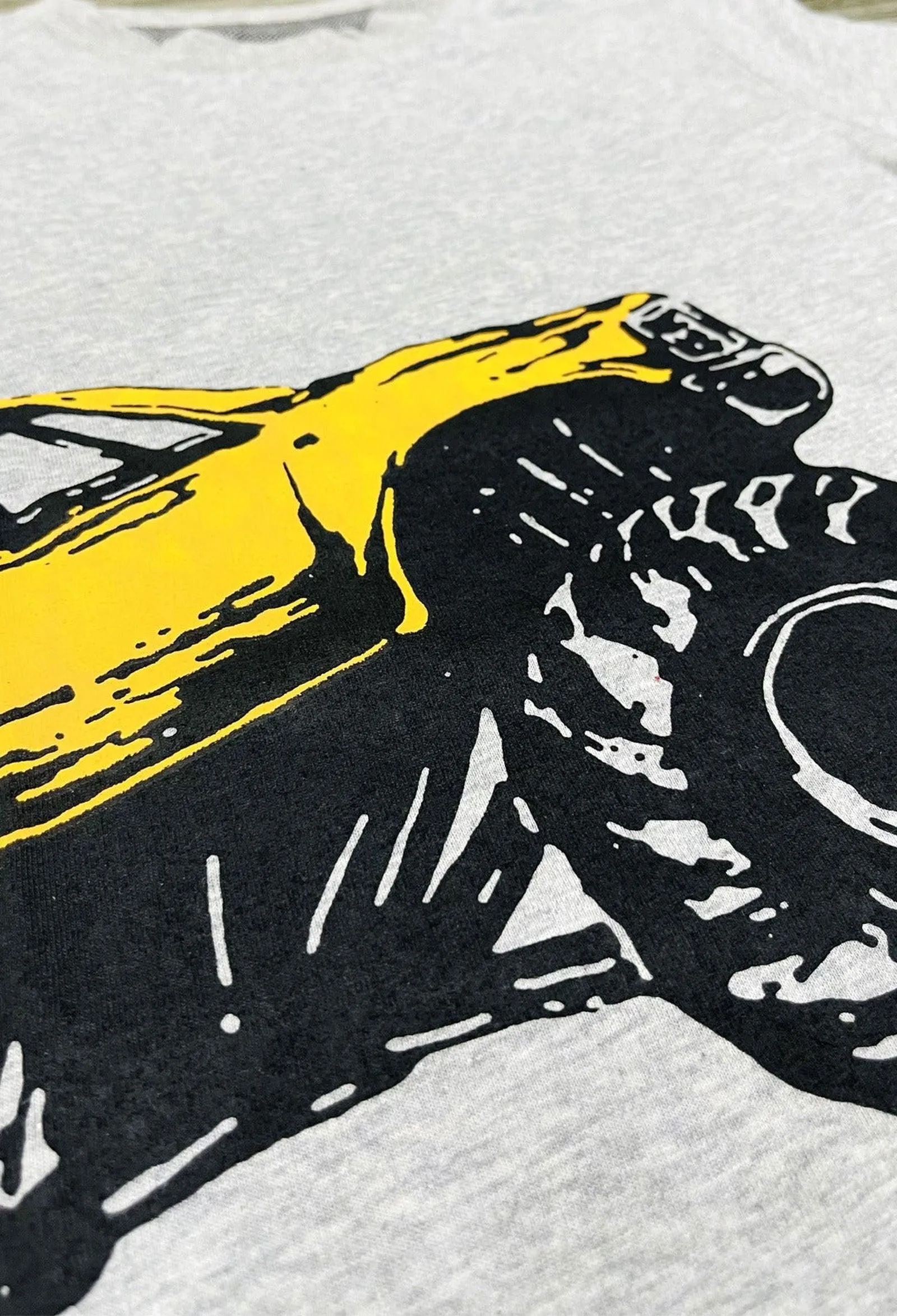 Haider Grey Printed Crew Neck