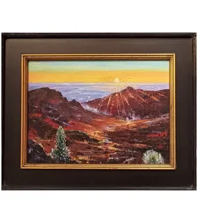 Haleakala Sunrise by Roman Czerwinski, framed