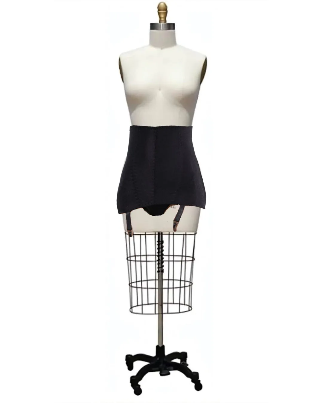 Hold Up- the Open Bottom Girdle Shaper with Garters Plus Sizes