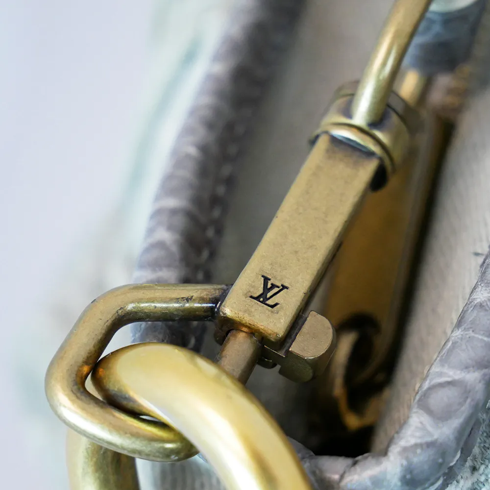 Louis Vuitton Authentic Denim Shoulder Bag (PREOWNED)