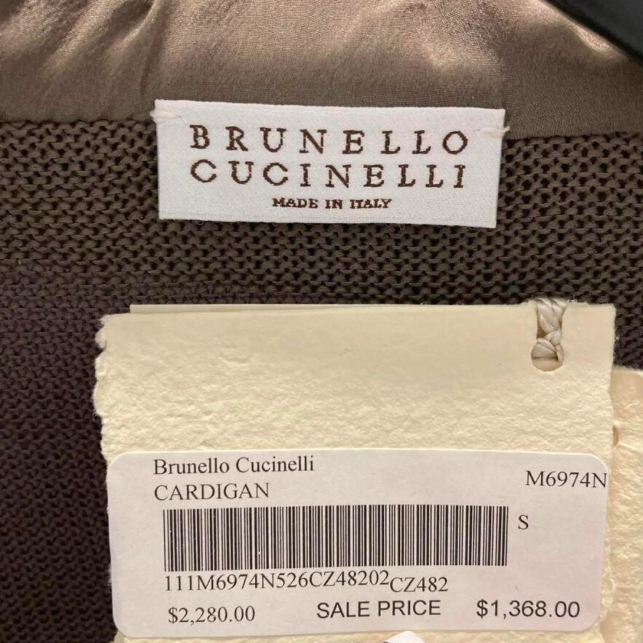 Military Green Paneled Cardigan (Pre-loved)