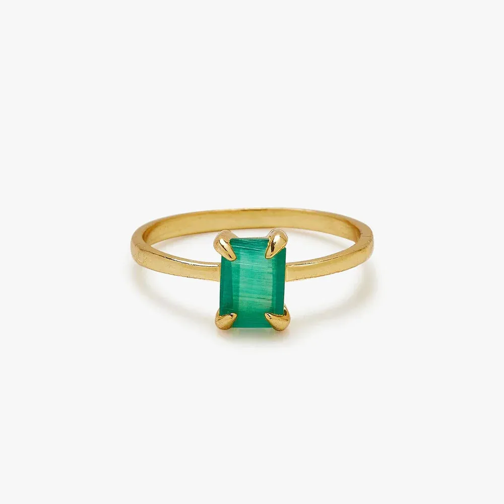 Pura Vida Emerald Statement Ring