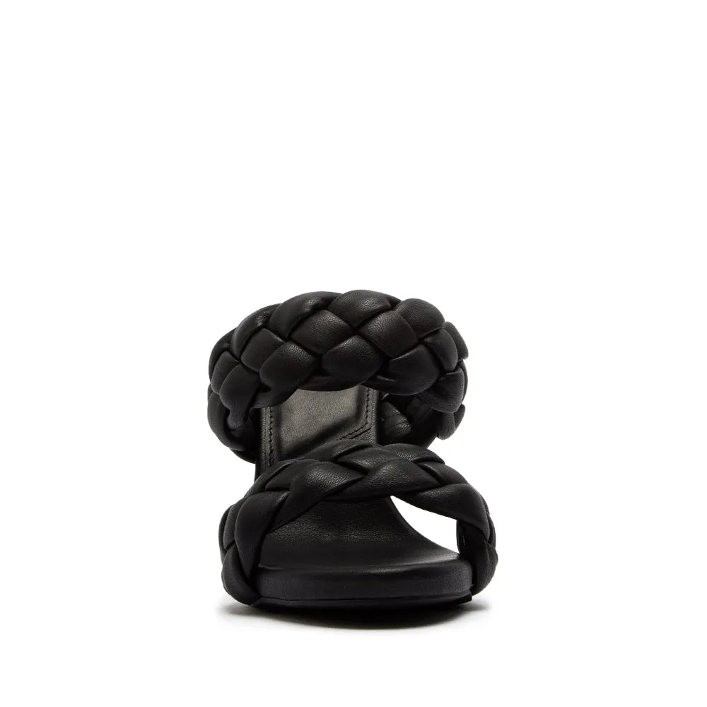Qupid Grammy Double Braid Banded Stiletto Heel