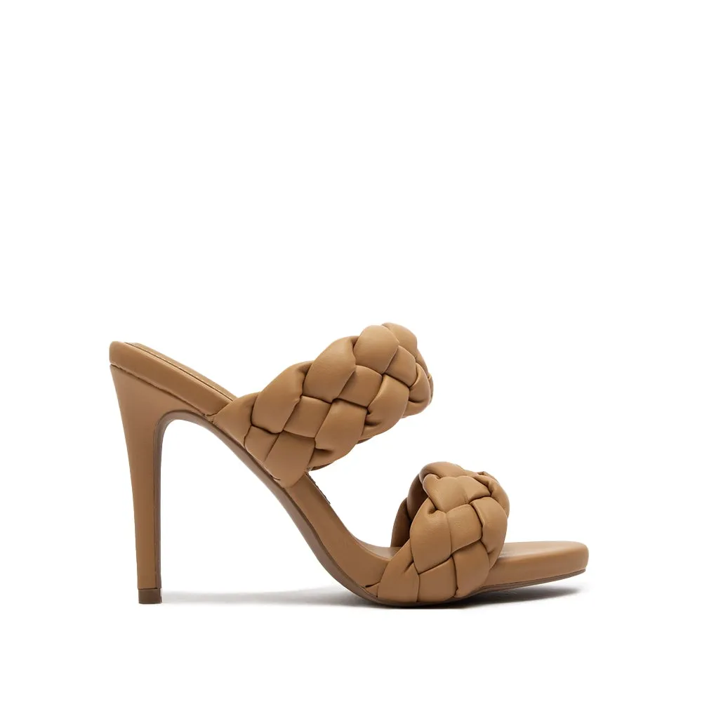 Qupid Grammy Double Braid Banded Stiletto Heel
