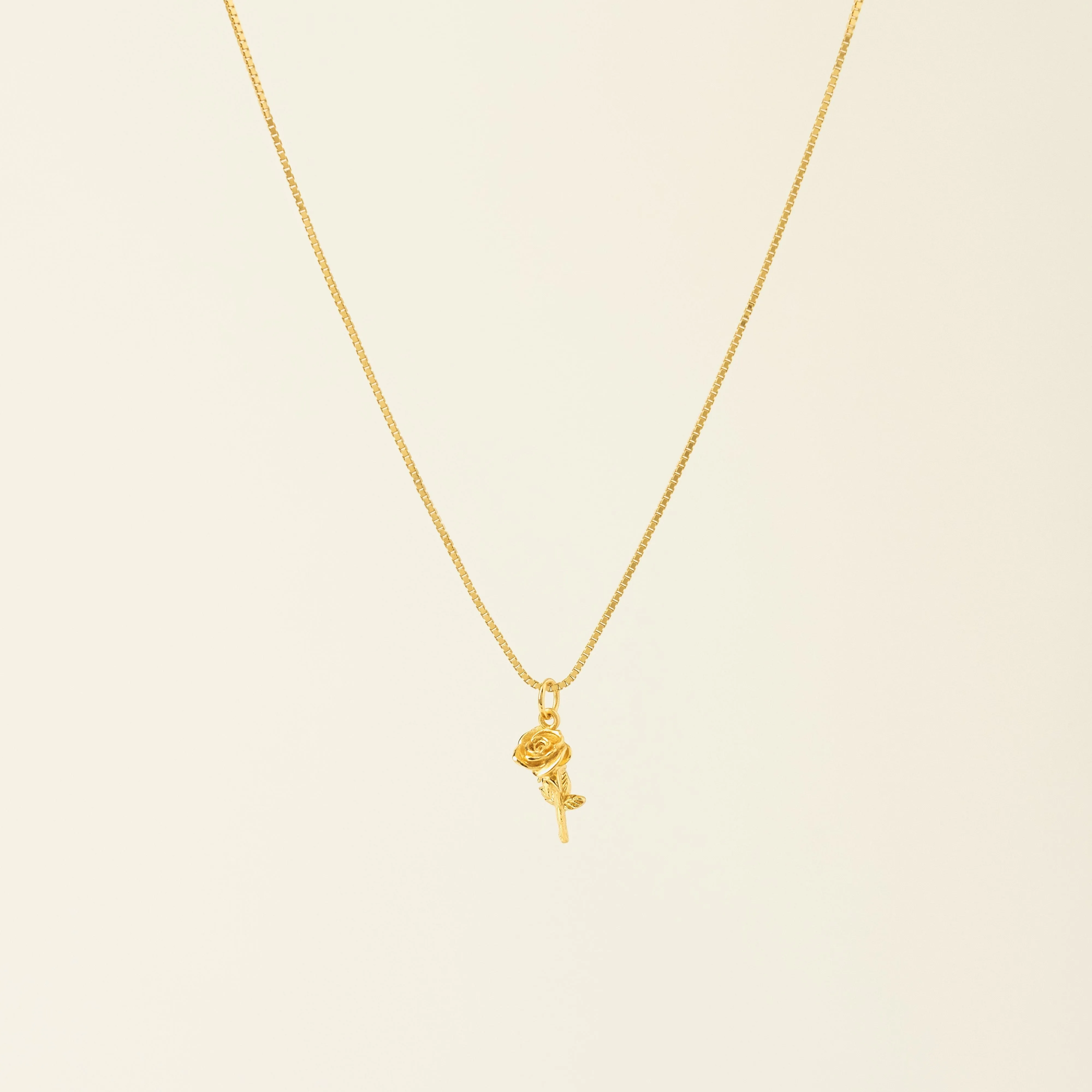Rose Charm Necklace