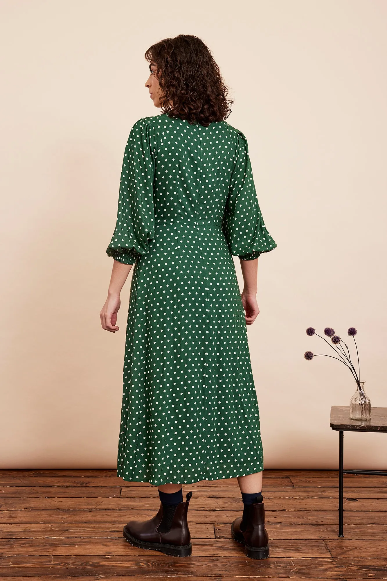 Sable Verdant Green Spot Dress