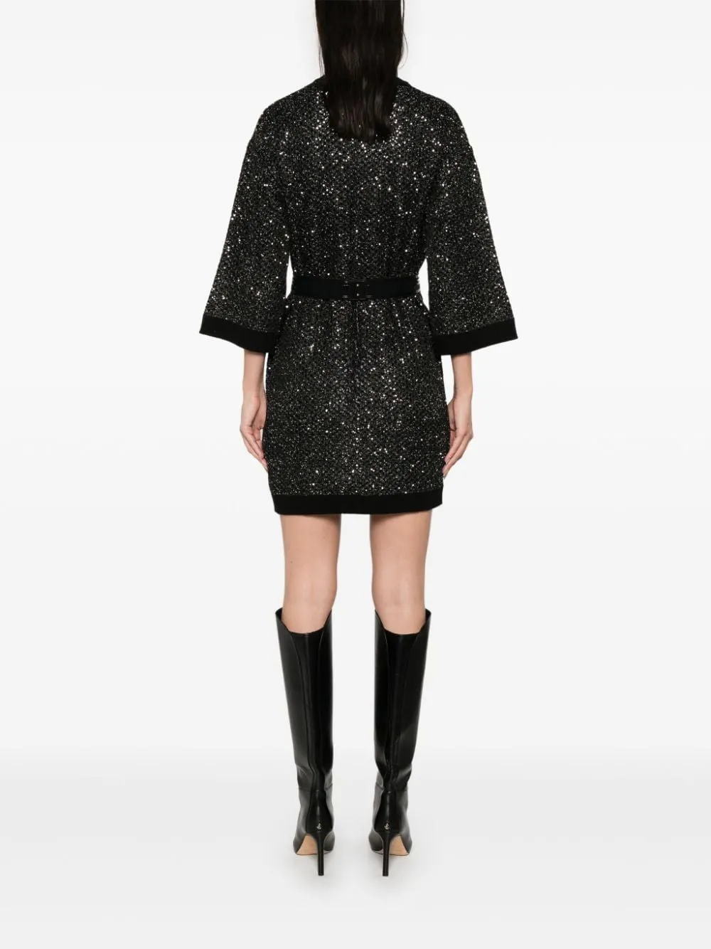 SEQUIN EMBELLISHED MINI DRESS
