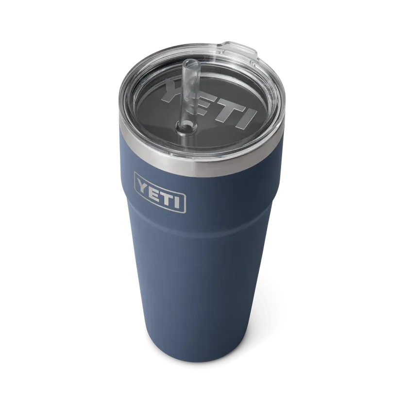 Yeti Rambler 26 Oz Straw Cup Navy