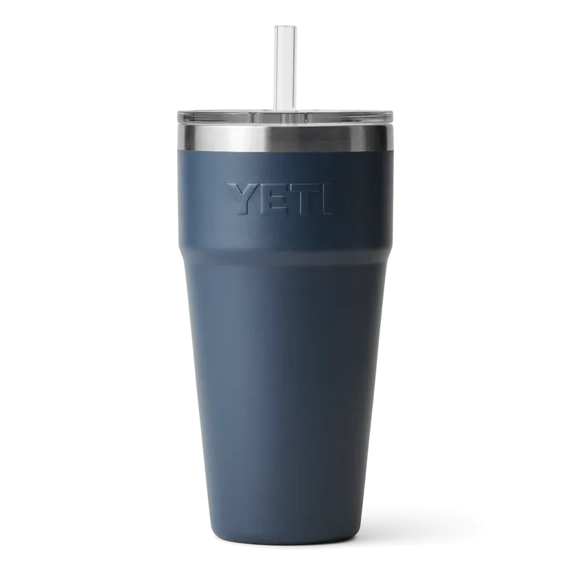 Yeti Rambler 26 Oz Straw Cup Navy