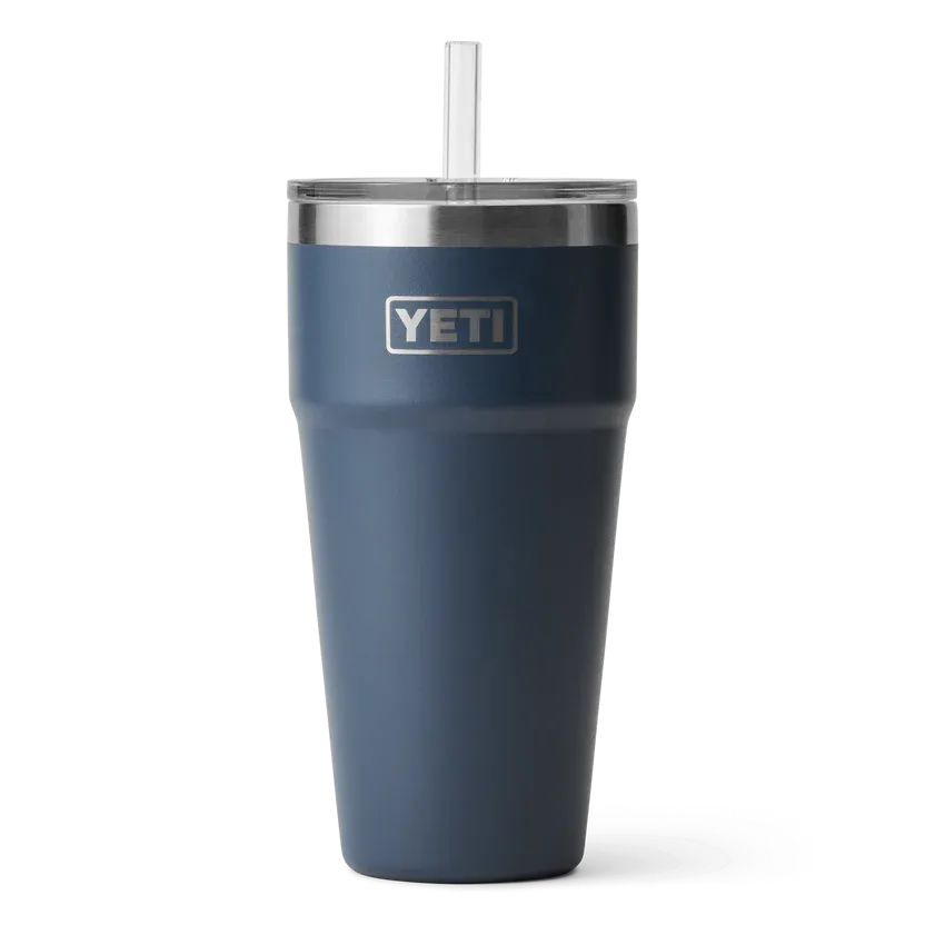 Yeti Rambler 26 Oz Straw Cup Navy